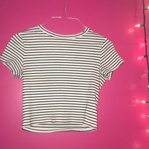 Stripped crop top